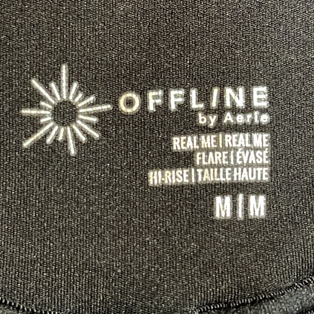 OFFLINE Real Me Flare High Rise Leggings Black Size Medium - Picture 7 of 9
